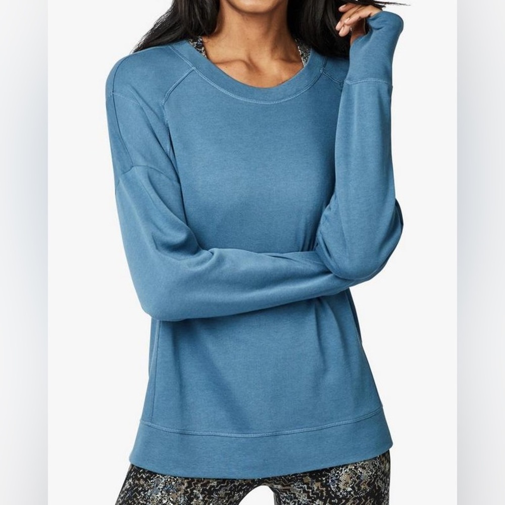 Sweaty Betty After Class Sweatshirt in Stellar Blue